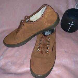 Vans velvet-like material